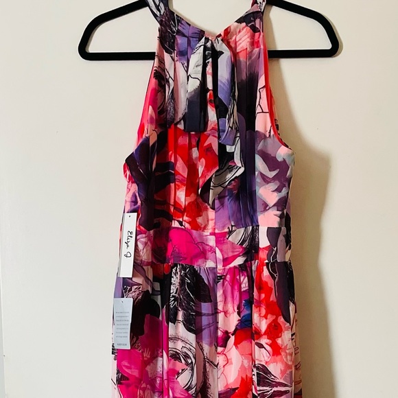 Eliza J Floral Chiffon Halter Maxi Dress✨🌷 - Picture 10 of 16